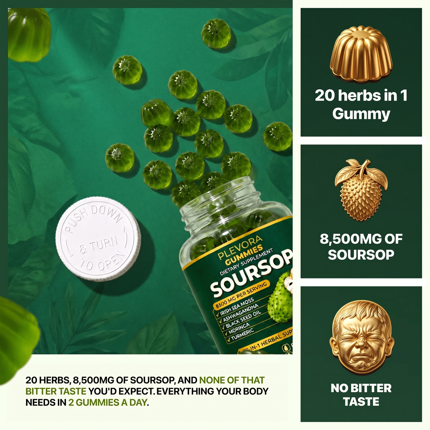 Soursop Gummies 20-in-1